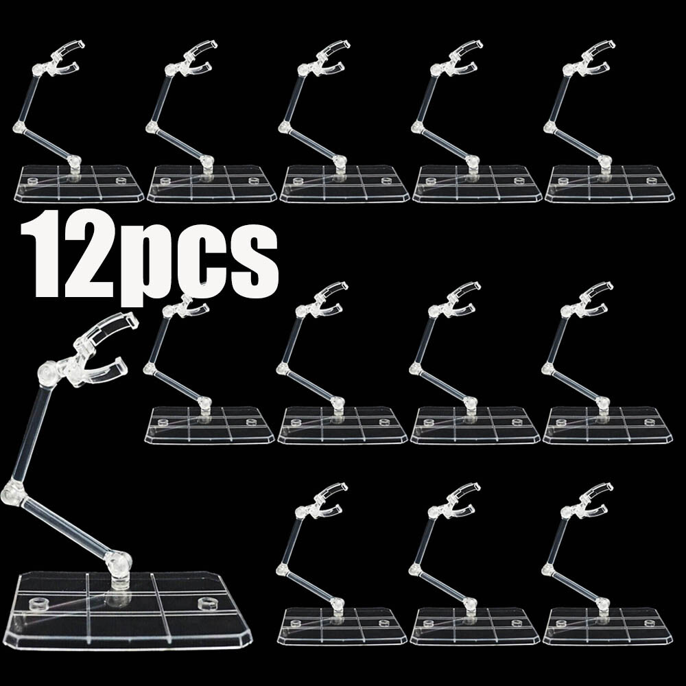 Action Figure Stand - 12 unidades de suportes ajustáveis para