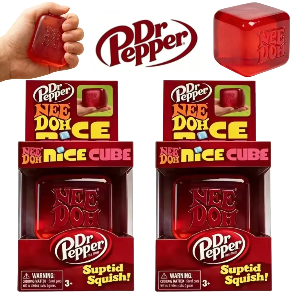 Dr Pepper X NeeDoh Nice Cube,  - Fidget Cube Original avaliação e preço